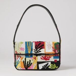 Staud Tommy bag (coral patchwork)